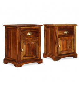 Table de chevet 2 pcs Bois...