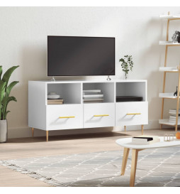Meuble TV Blanc brillant...