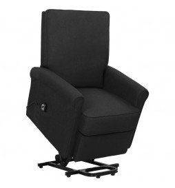 Fauteuil Noir Tissu