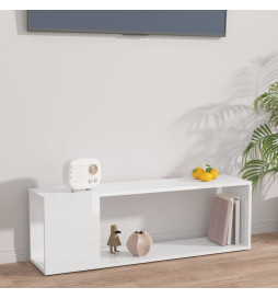 Meuble TV Blanc brillant...