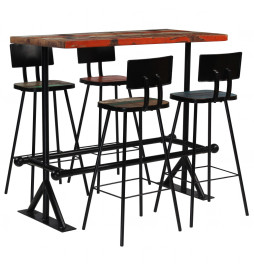 Mobilier de bar 5 pcs Bois...