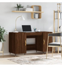 Bureau chêne marron...