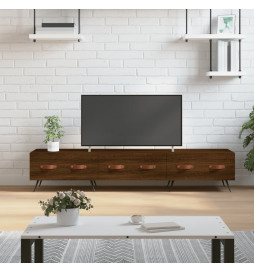 Meuble TV chêne marron...
