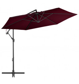Parasol déporté avec mât en...
