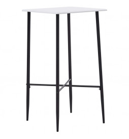 Table de bar Blanc 60 x 60...