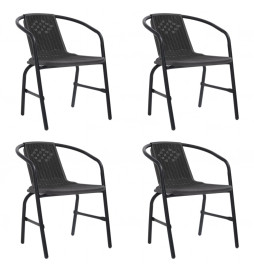 Chaises de jardin 4 pcs...