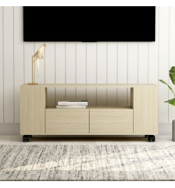 Meuble TV chêne sonoma...
