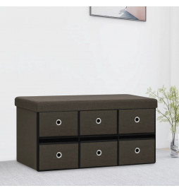 Banc de rangement pliable...
