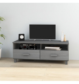 Meuble TV HAMAR Gris foncé...