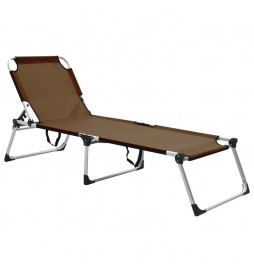 Chaise longue pliable extra...