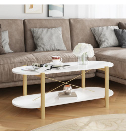 Table basse Blanc 110x48x40...
