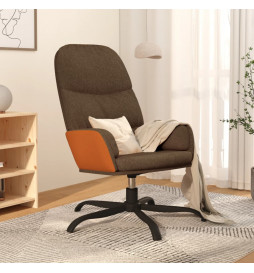 Chaise de relaxation Marron...