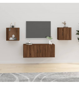 Meubles TV muraux 2 pcs...