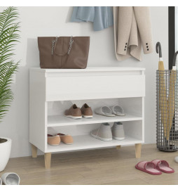Armoire à chaussure Blanc...