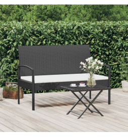 Banc de jardin avec coussin...