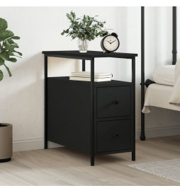 Table de chevet noir...