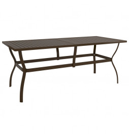 Table de jardin Marron...