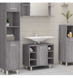 Armoire de bain Sonoma gris...