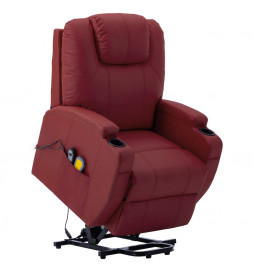 Fauteuil de massage Rouge...