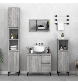 Armoire de bain sonoma gris...