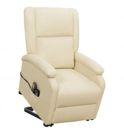 Fauteuil de massage Crème...