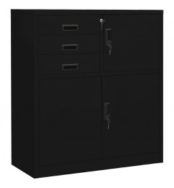 Armoire de bureau Noir...
