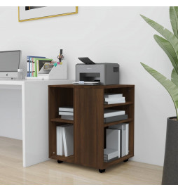 Armoire roulante Chêne...
