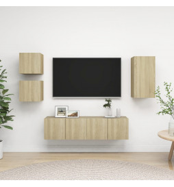 Ensemble de meuble TV 5 pcs...
