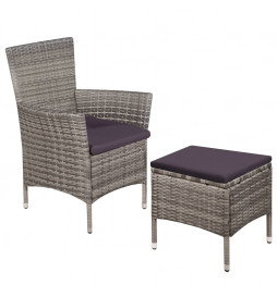 Chaise et tabouret...