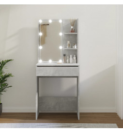 Coiffeuse avec LED Gris...