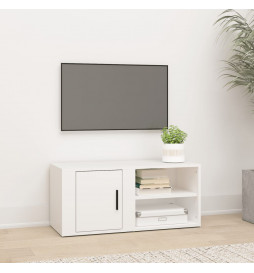 Meuble TV Blanc 80x31,5x36...