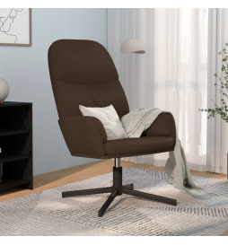 Chaise de relaxation Marron...