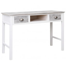 Bureau Gris 110x45x76 cm Bois