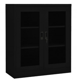 Armoire de bureau Noir...