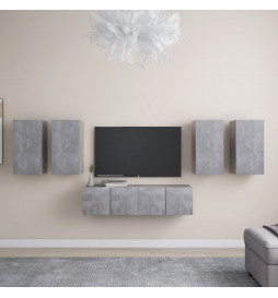 Ensemble de meuble TV 6 pcs...