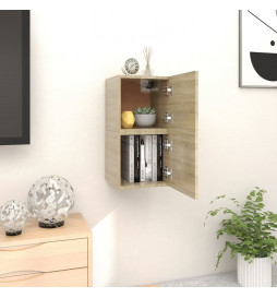 Meubles TV muraux 2 pcs...