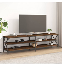 Meuble TV chêne marron...