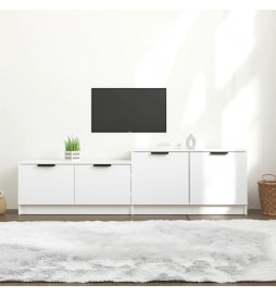 Meuble TV Blanc 158,5x36x45...