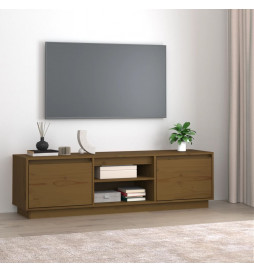 Meuble TV Marron miel...