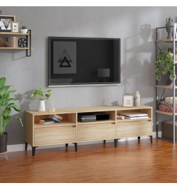 Meuble TV chêne sonoma...