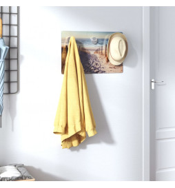 Porte-manteau mural 40x25...