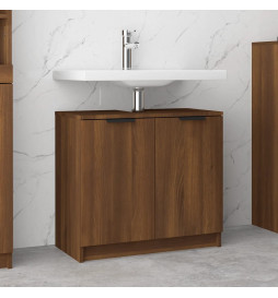 Armoire de bain Chêne fumé...