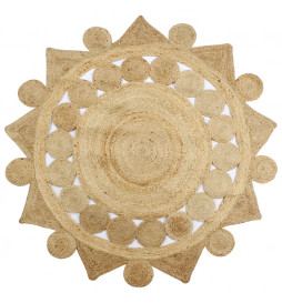 Tapis fait à la main Jute...