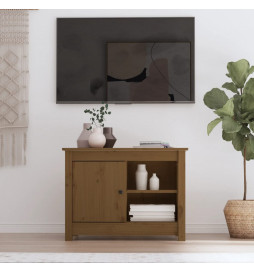 Meuble TV Marron miel...
