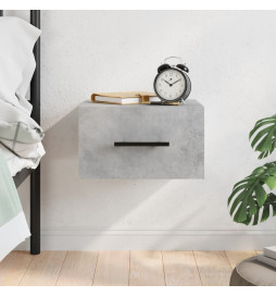 Table de chevet murale gris...