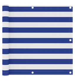 Écran de balcon Blanc et...