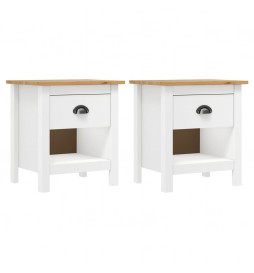 Tables de chevet 2 pcs Hill...