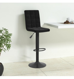 Tabouret de bar Noir Velours