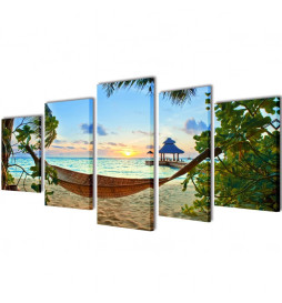 Set de toiles murales...