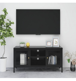 Meuble TV Noir 105x35x52 cm...
